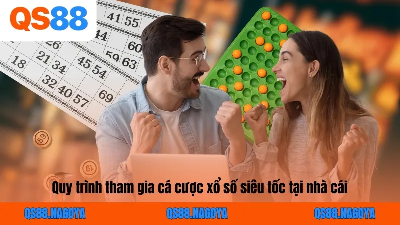 Quy trình tham gia cá cược xổ số siêu tốc tại nhà cái